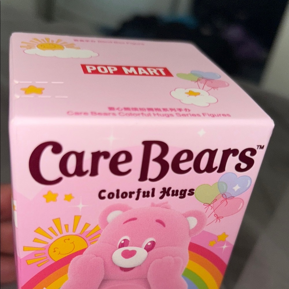 POPMART Care Bears Pink Figure with Rainbow BLIND BOX